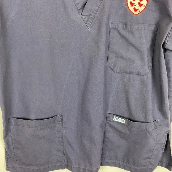 Mobb Medical Scrub Top Medium Navy Blue - Picture 10 of 10